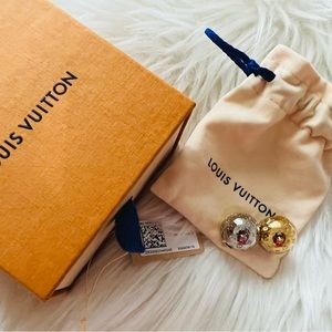 Louis Vuitton sphere earings